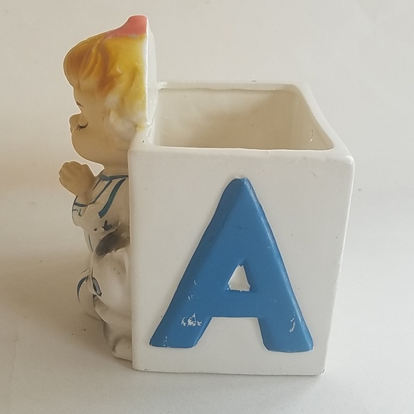 Vintage Dickson nursery planter praying child - Picture 3 of 5